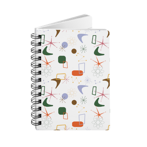 Atomic Retro Spiral Bound Notebook Product Details