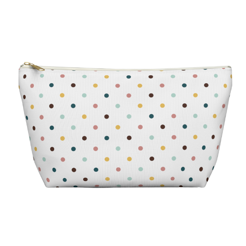 retro polka dot accessory pouch product details