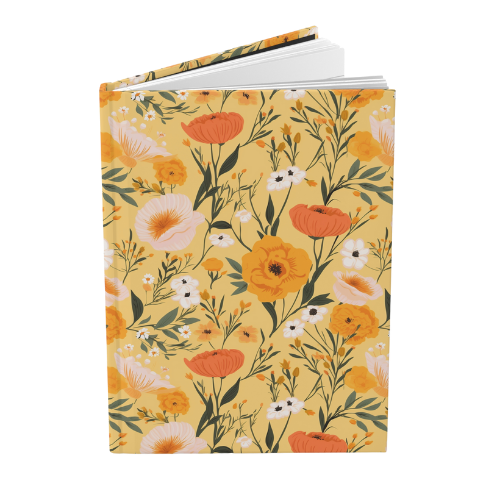 summer florals hardcover journal product details