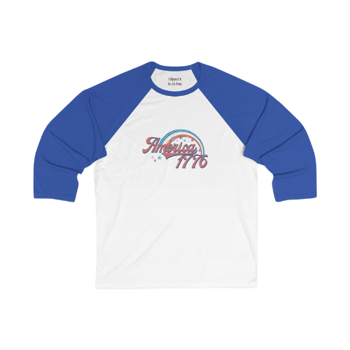 America 1776 baseball tee product details